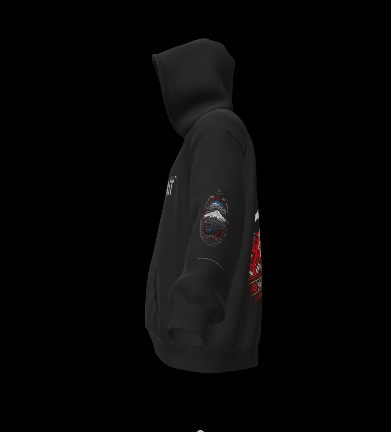 Luxury Oversized Hoodie - Faded Black