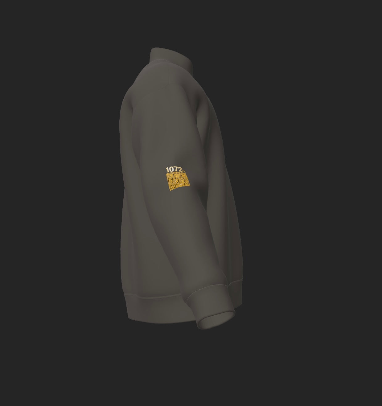 Luxury Quarter-Zip Sweatshirt - Grey ՀԱՅ